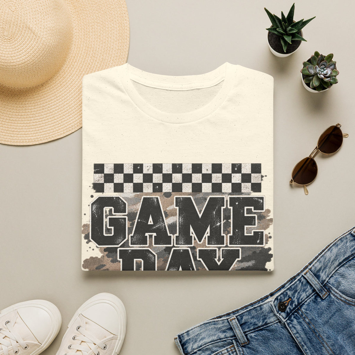 Game day camo tee