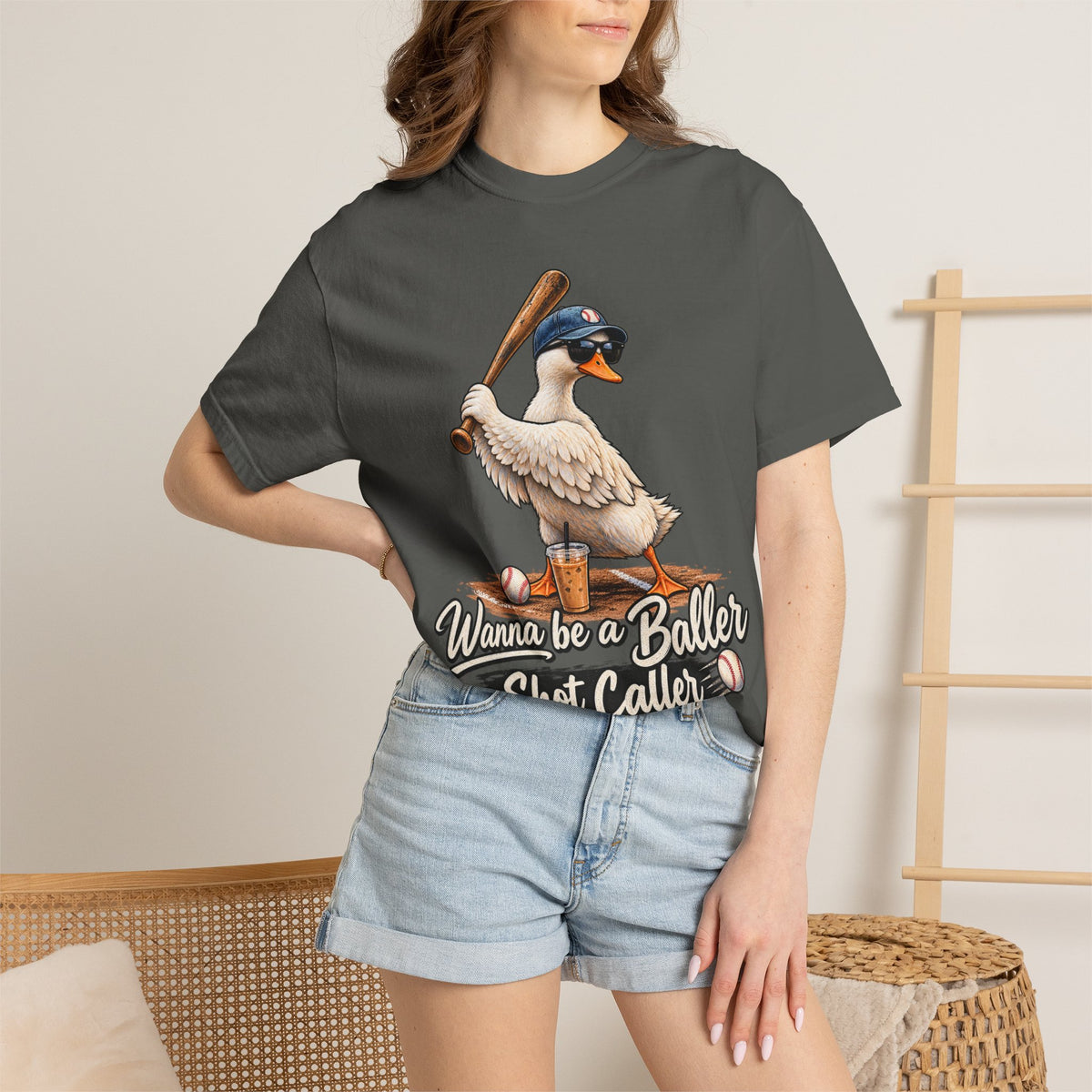 Goose baller tee