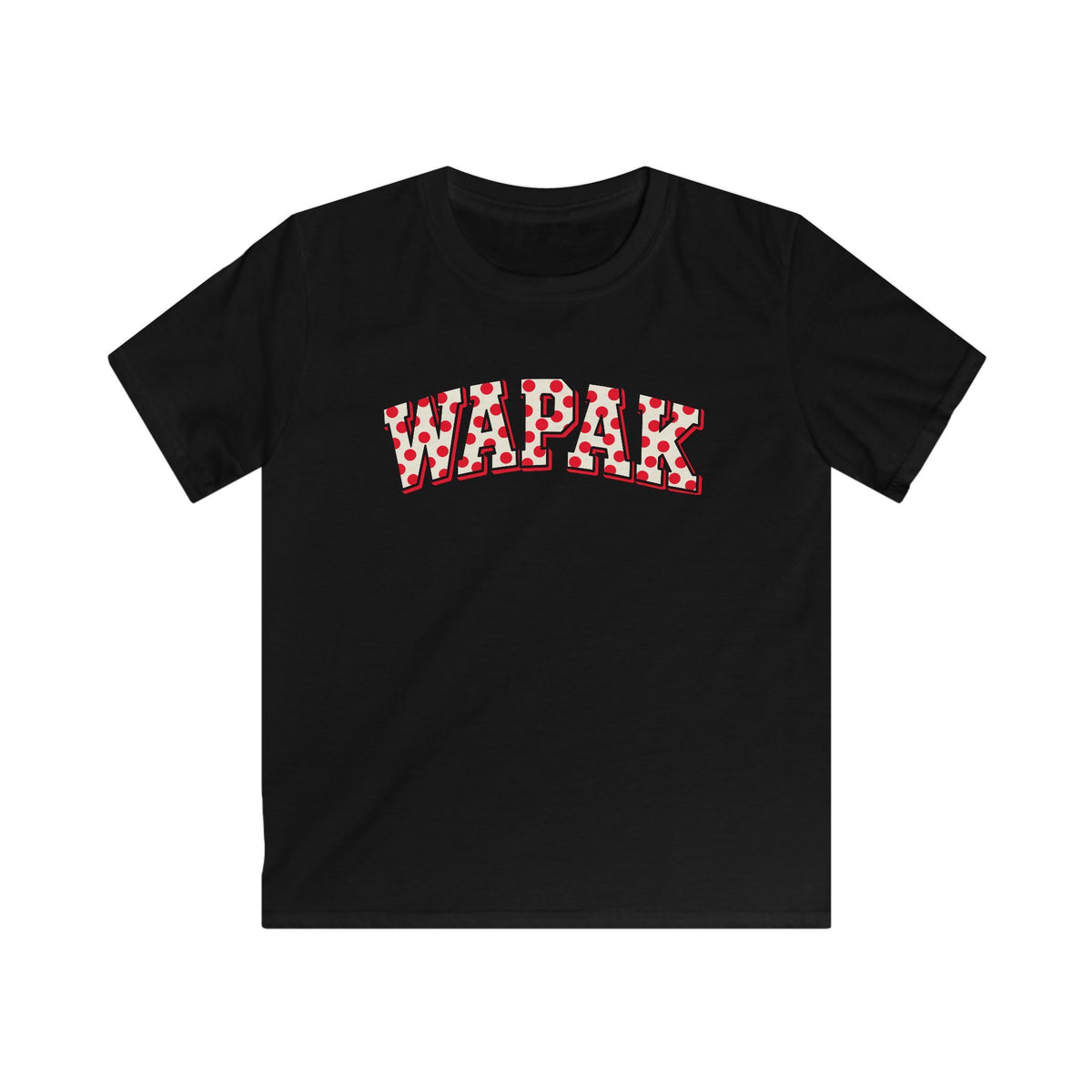 Youth wapak poka dot tee