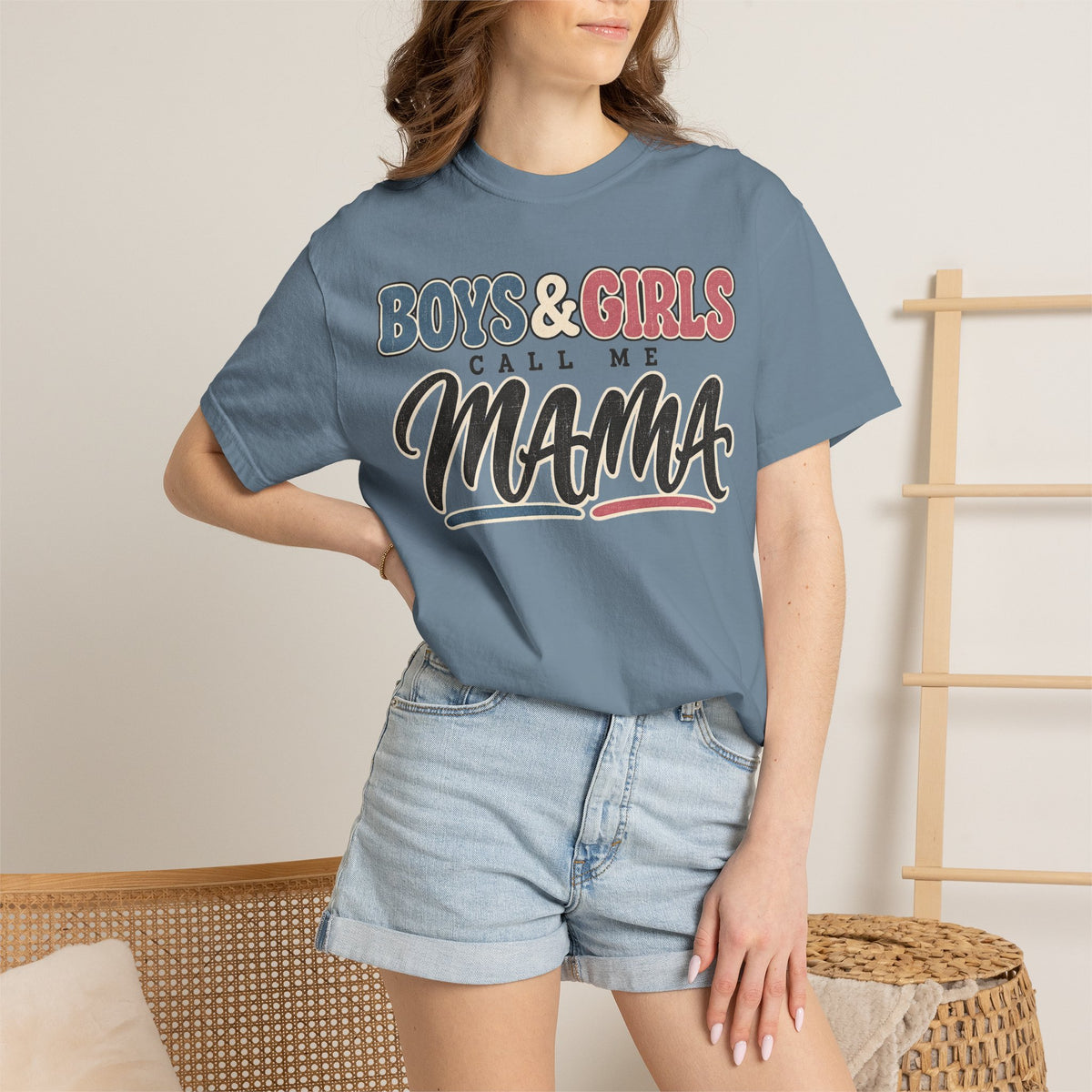 Boys and girls mama Tee