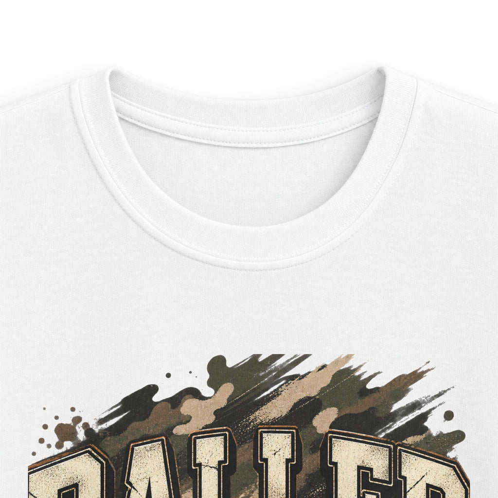 Youth football baller tee