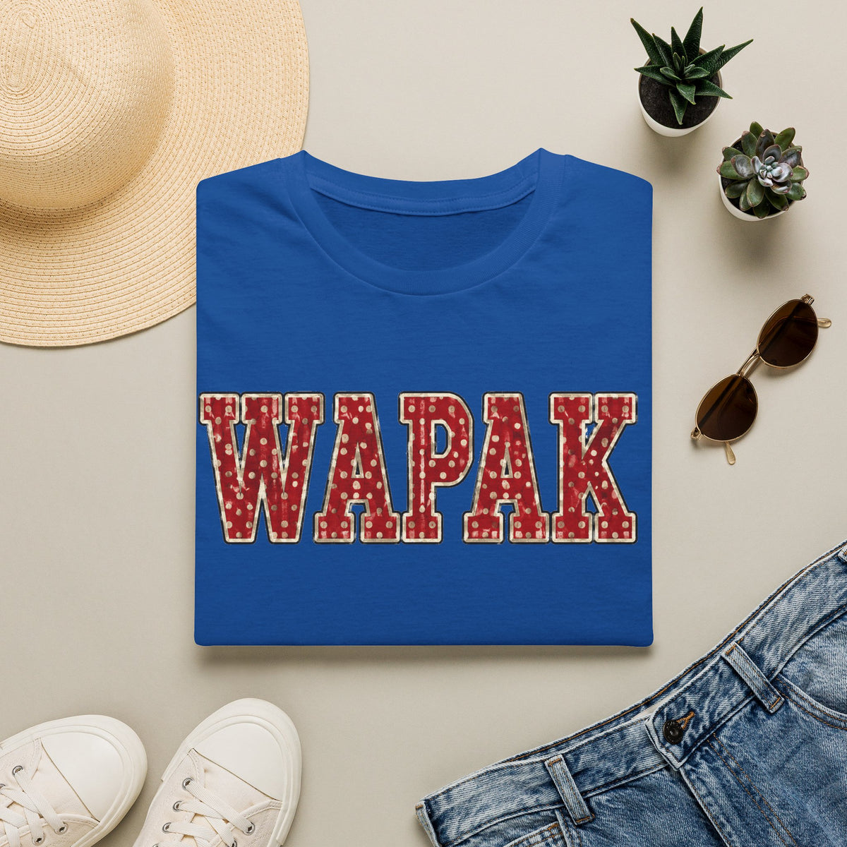 Wapak pokadot tee
