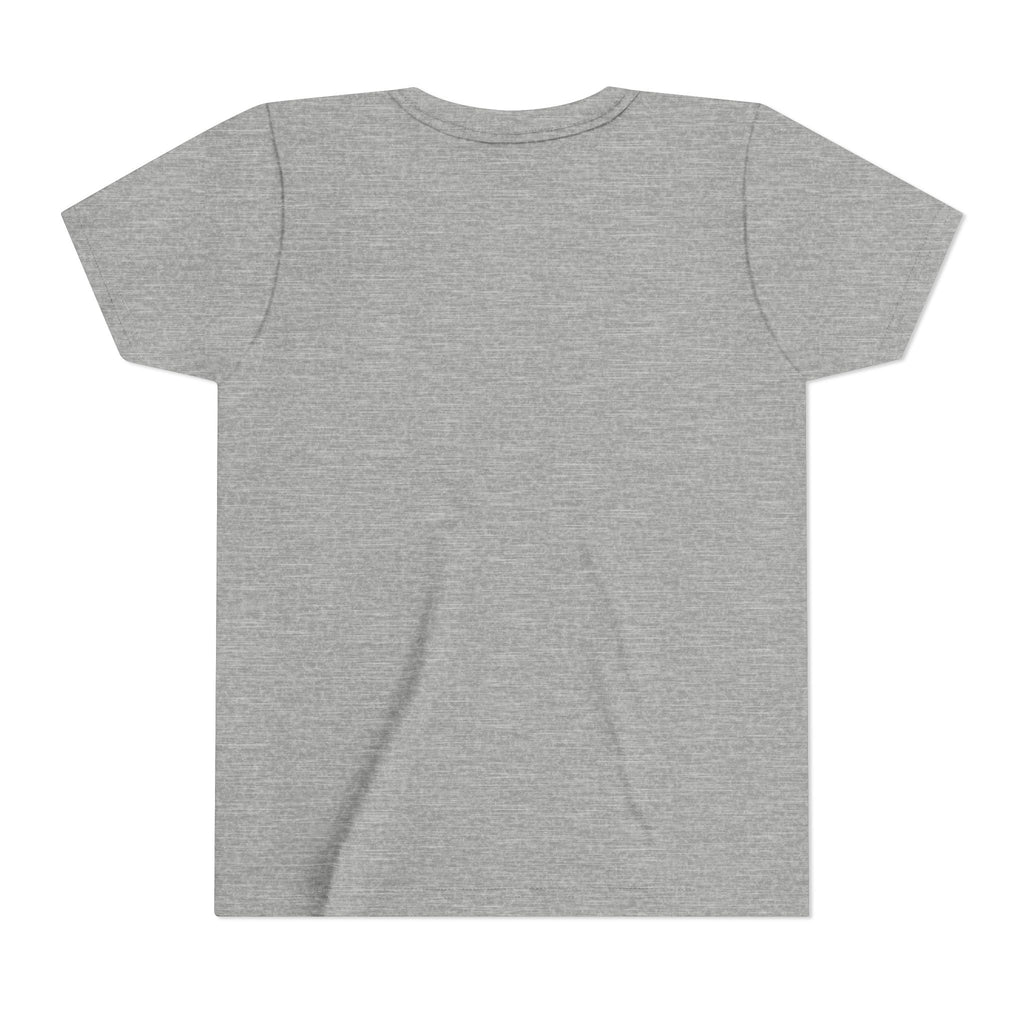 Youth girls pumpkin bow tee