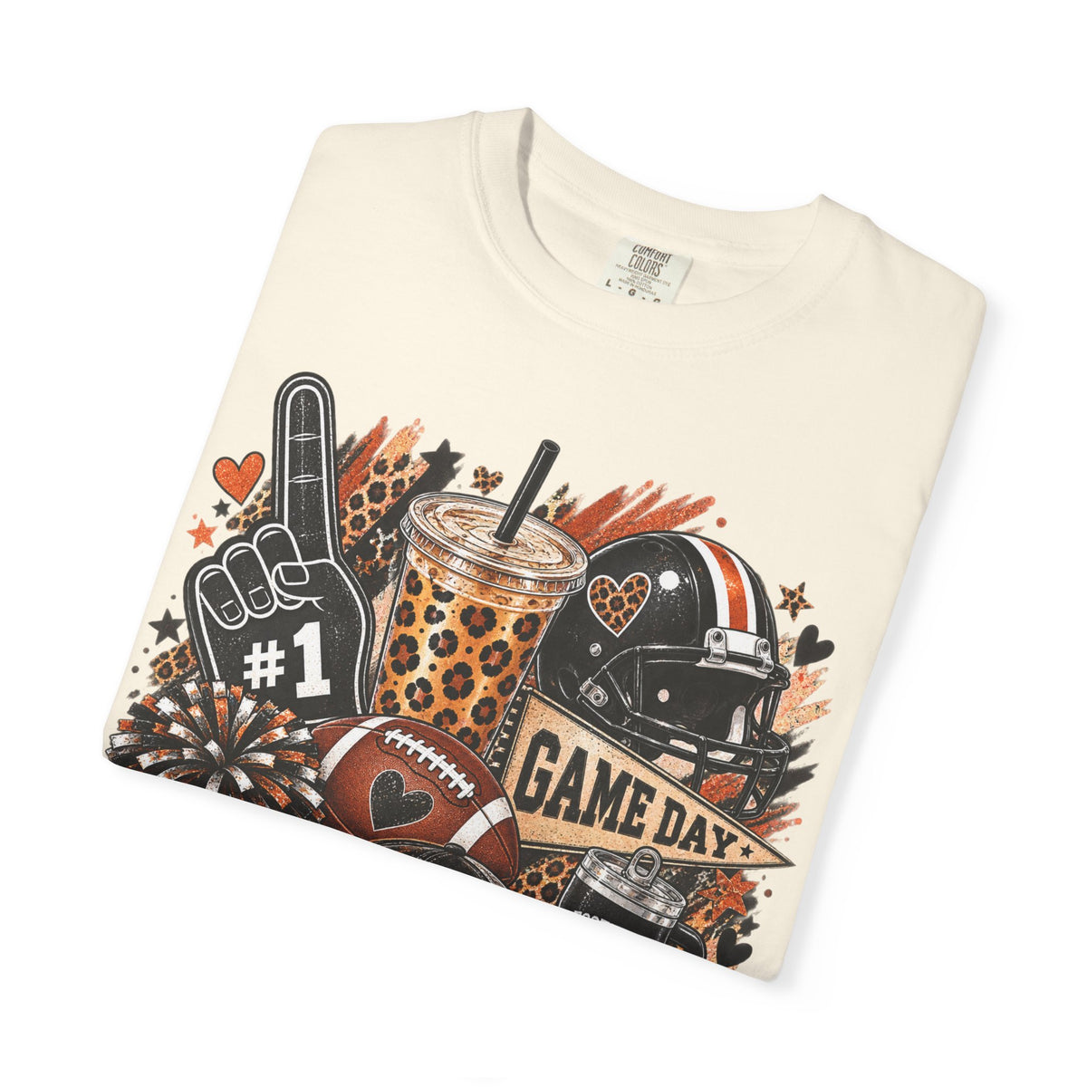 Football graphic T-shirt
