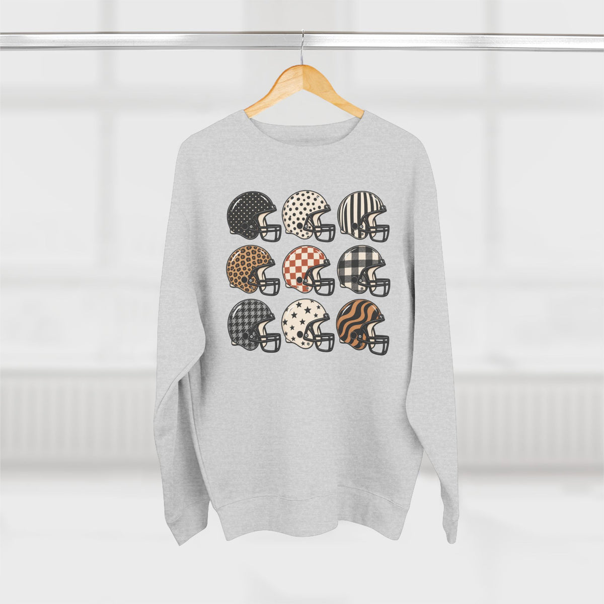 Football Helmet Crewneck