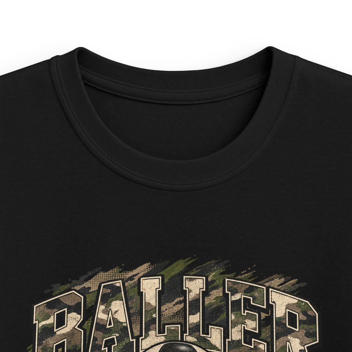 Youth soccer baller tee