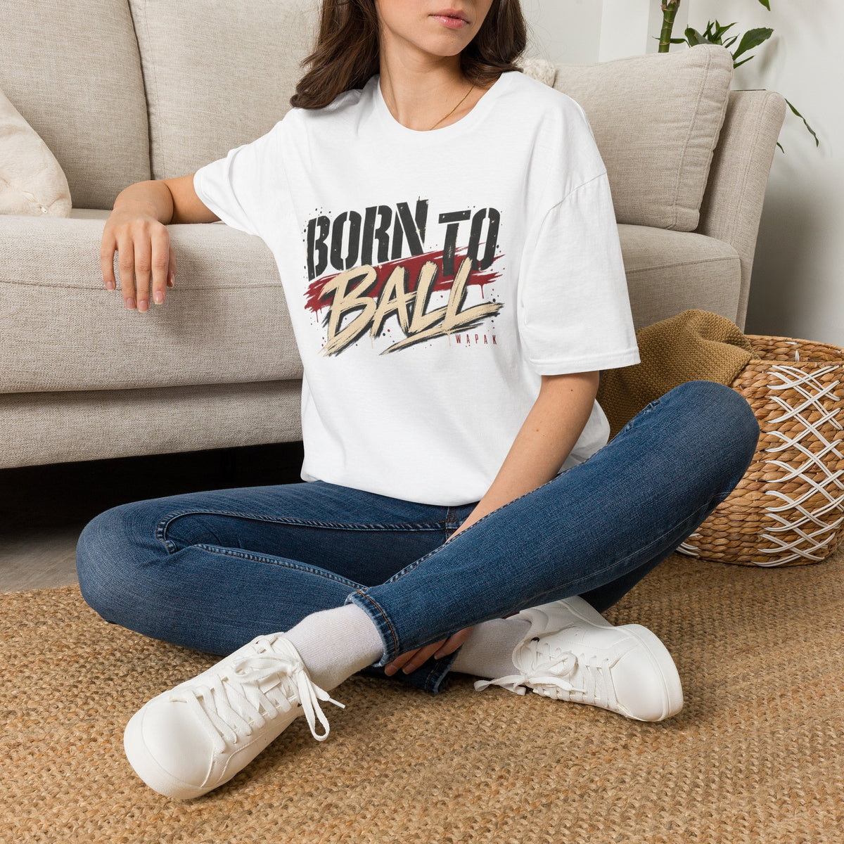 Born to ball tee