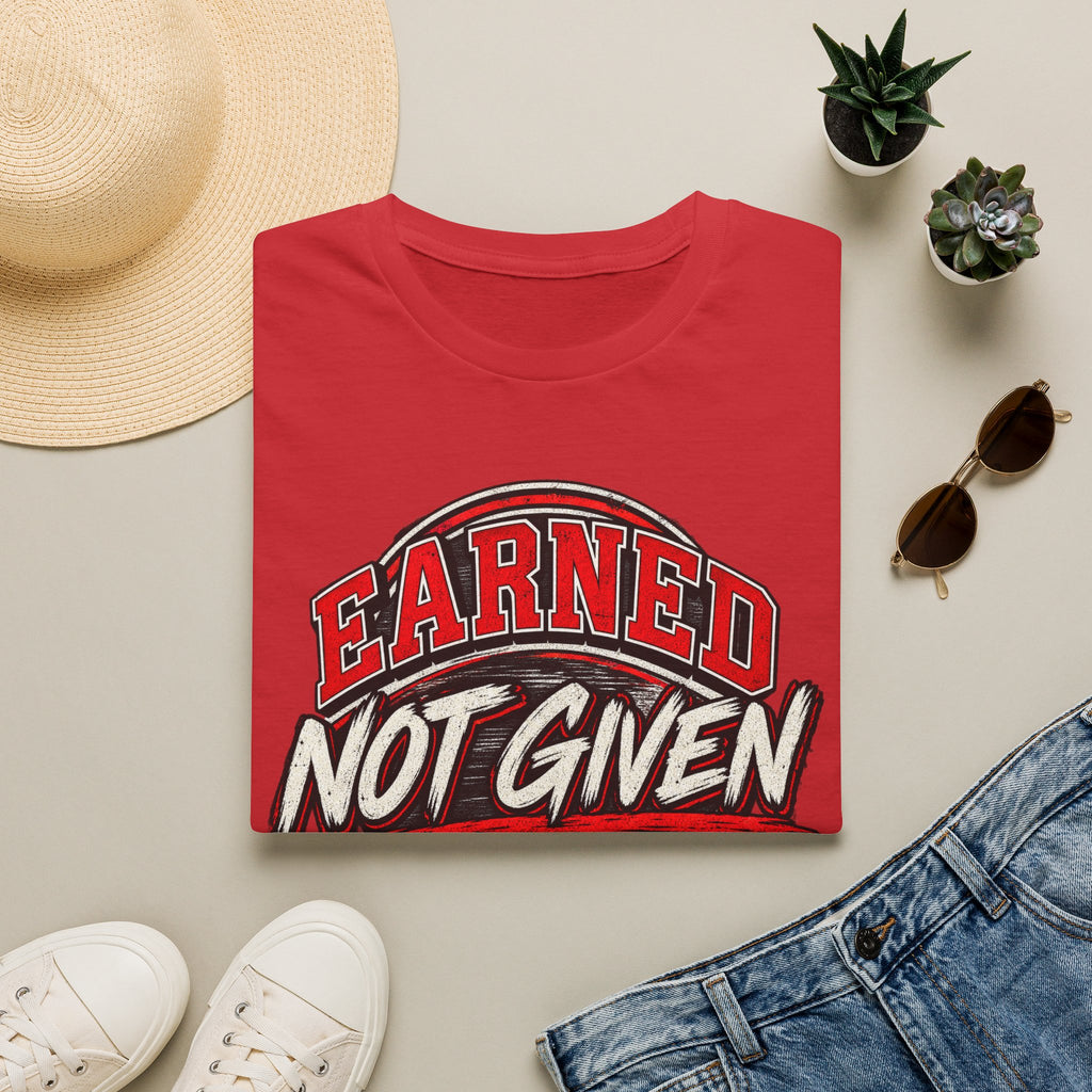 Adult earned not give tee