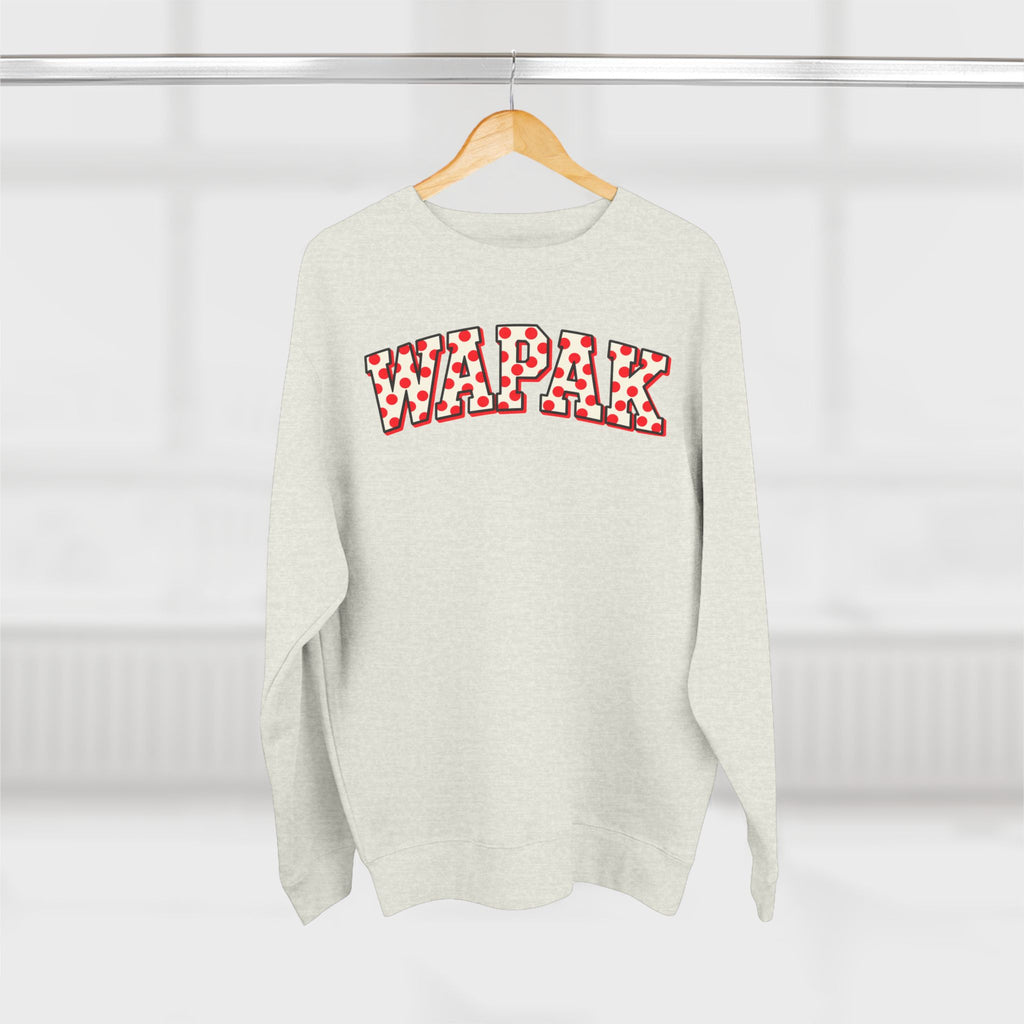 Wapak Red/White Crewneck