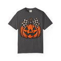 Jack-o-lantern bow tee
