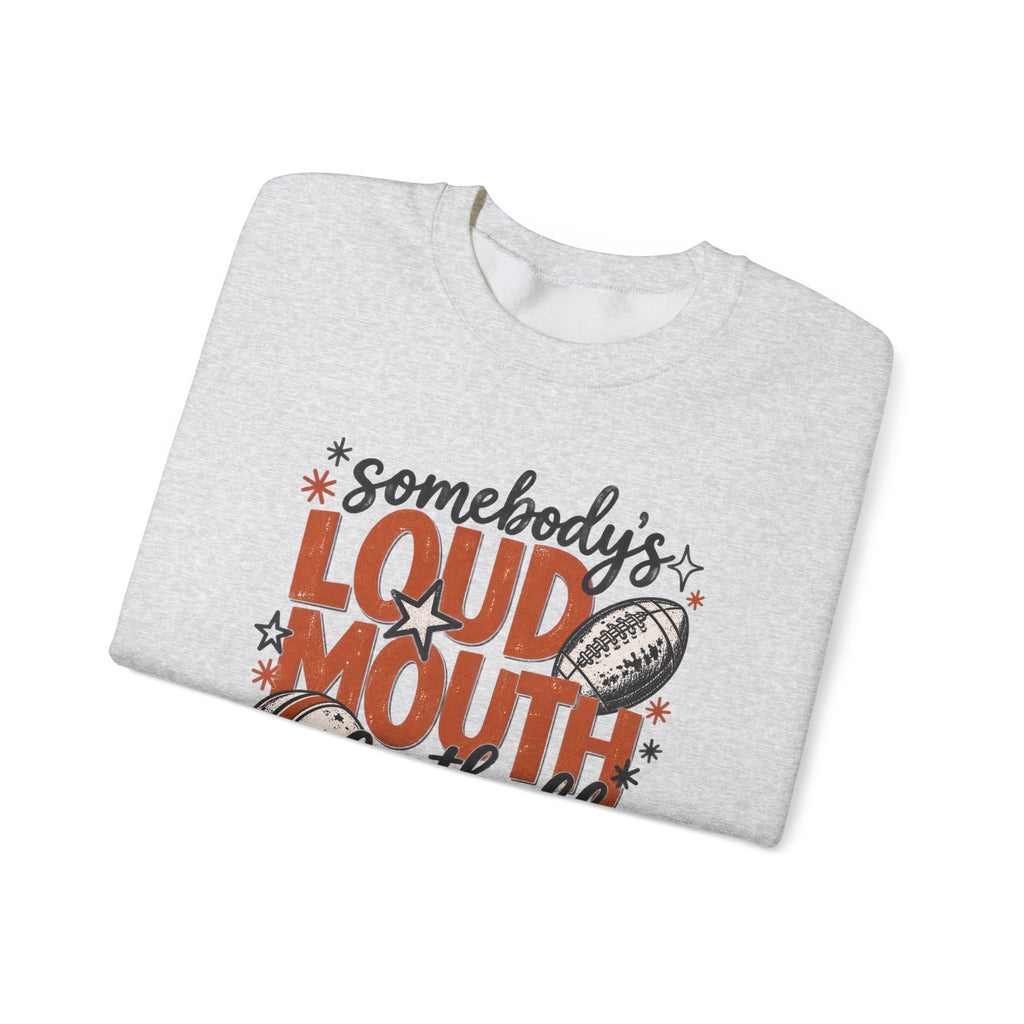 Loud mouth mama Crewneck Sweatshirt