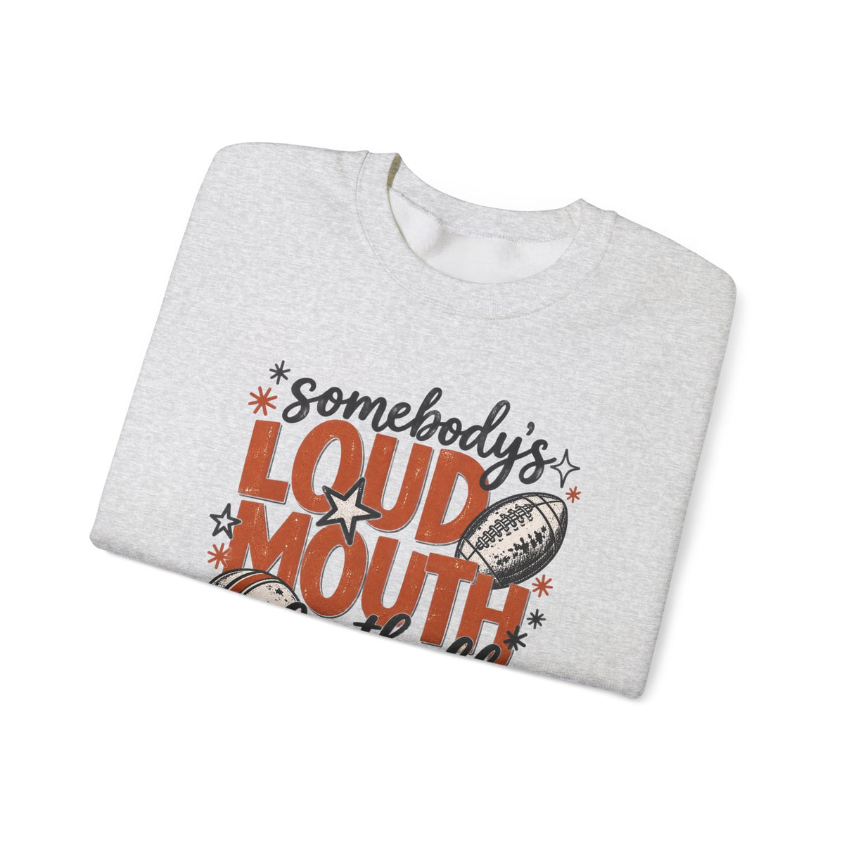 Loud mouth mama Crewneck Sweatshirt