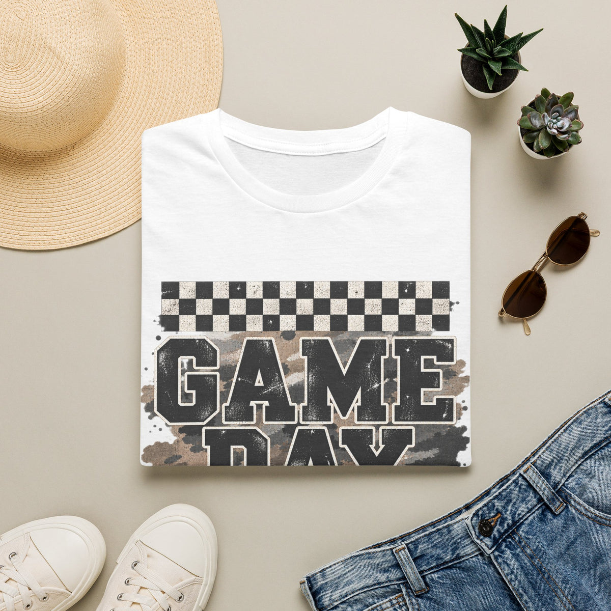 Game day camo tee