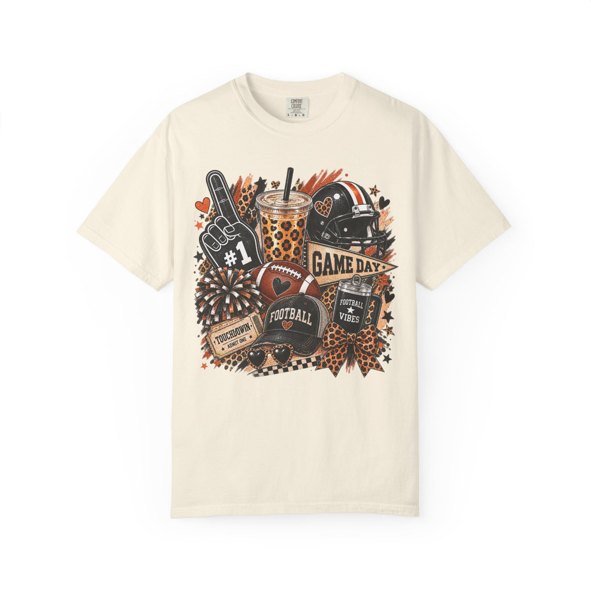 Football graphic T-shirt
