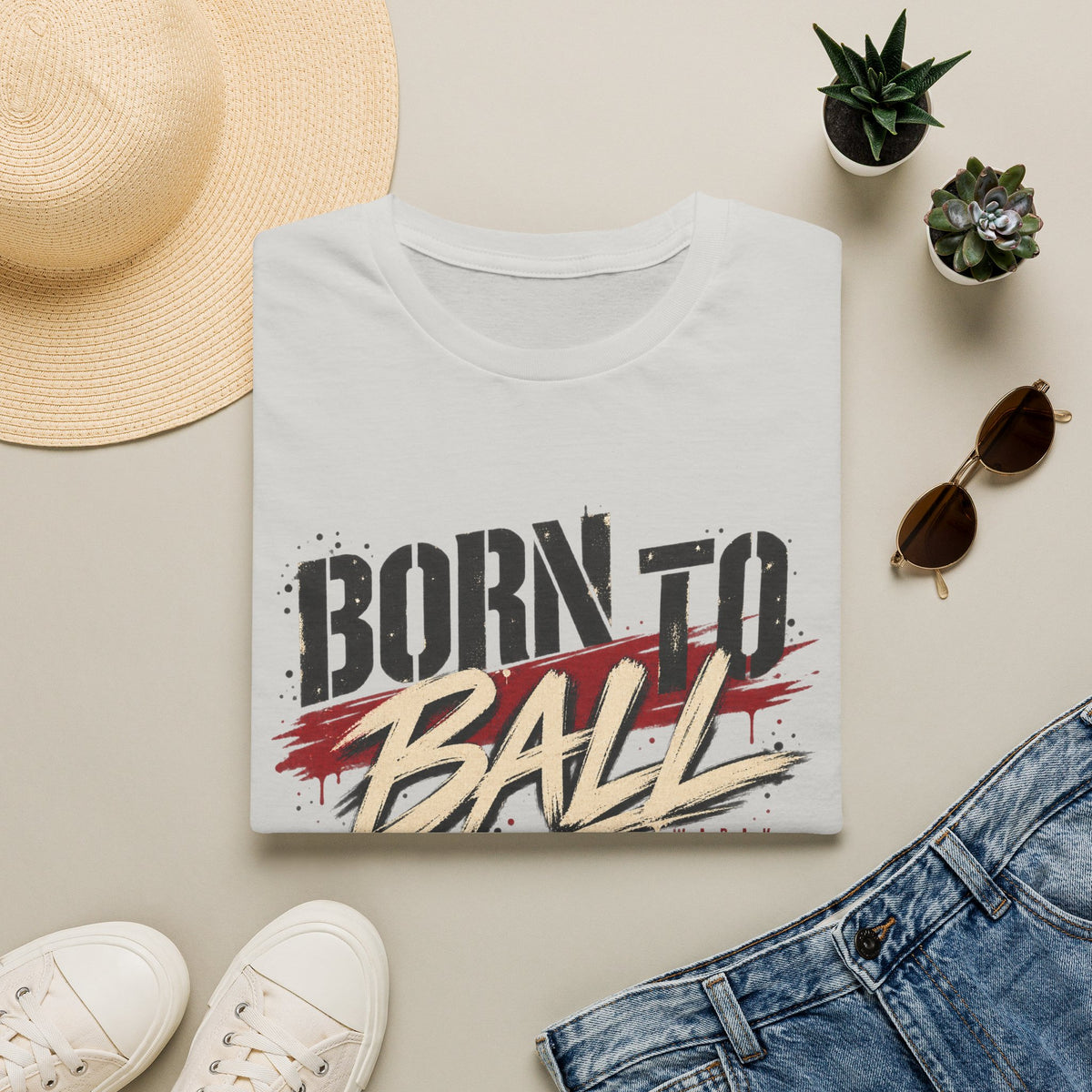 Born to ball tee