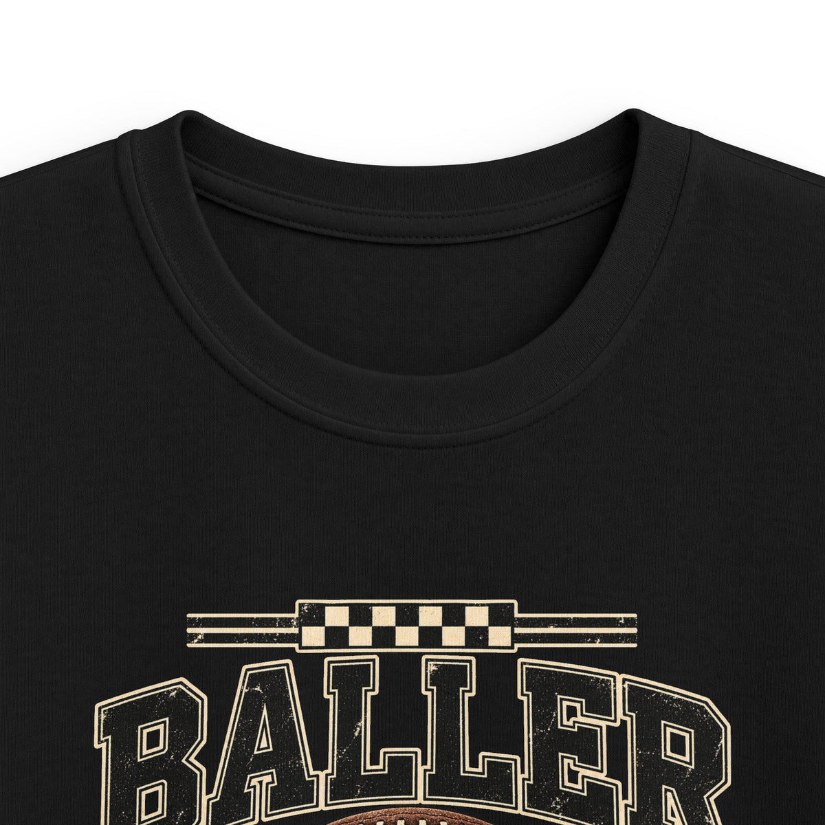 Youth baller football tee