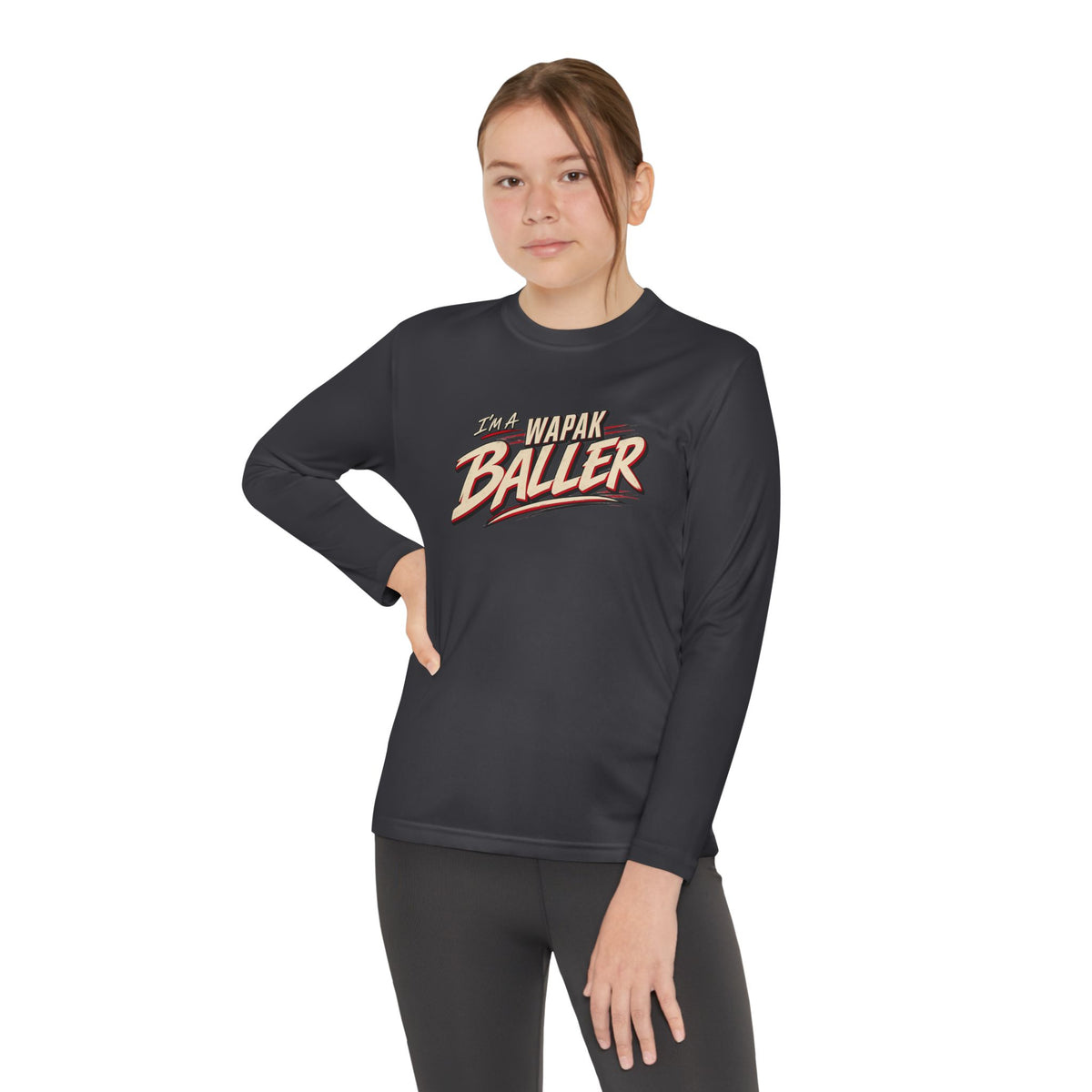Youth wapak baller long sleeve tee