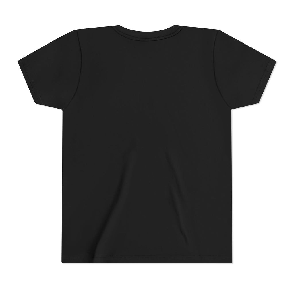 Youth girls pumpkin bow tee
