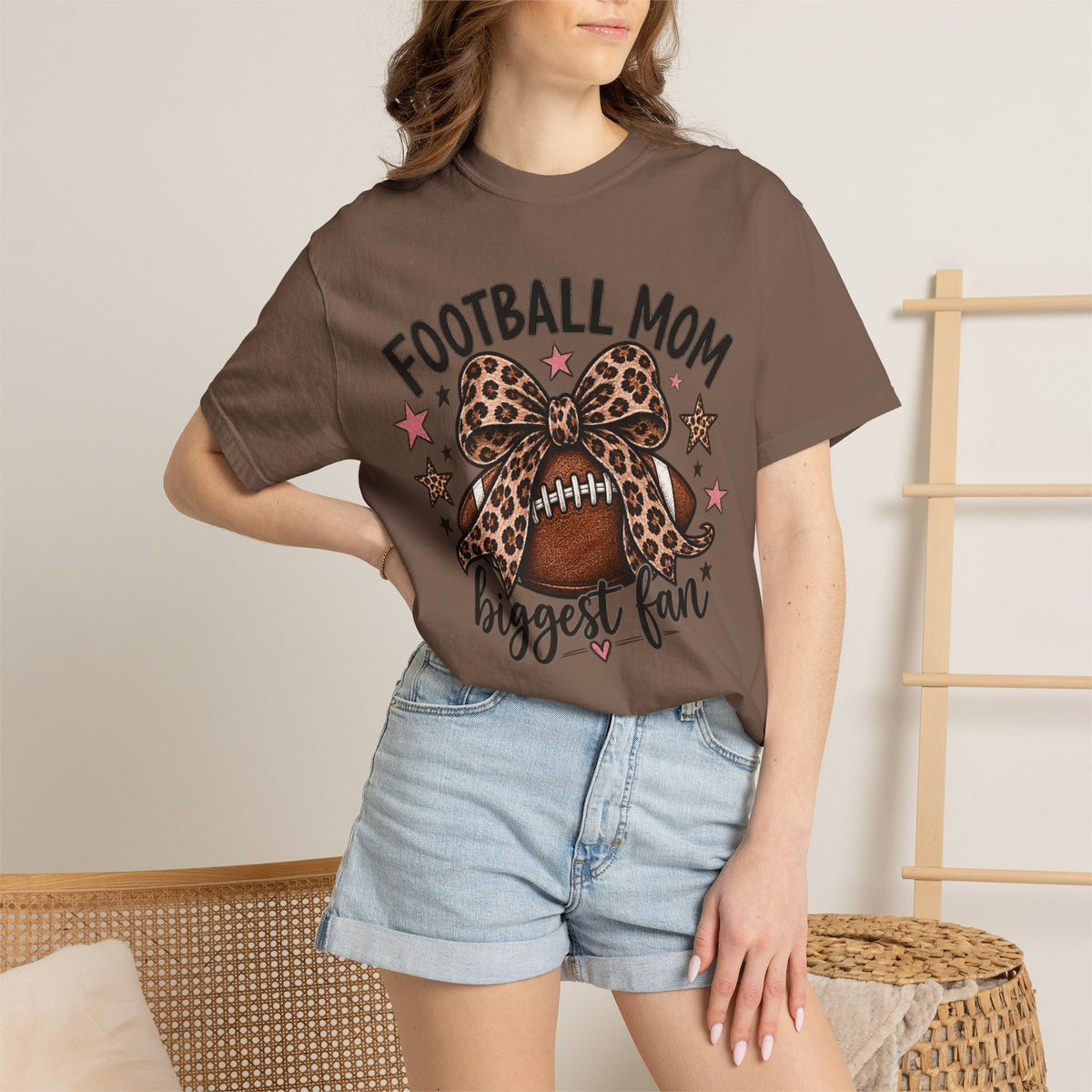 Women’s football mom tee