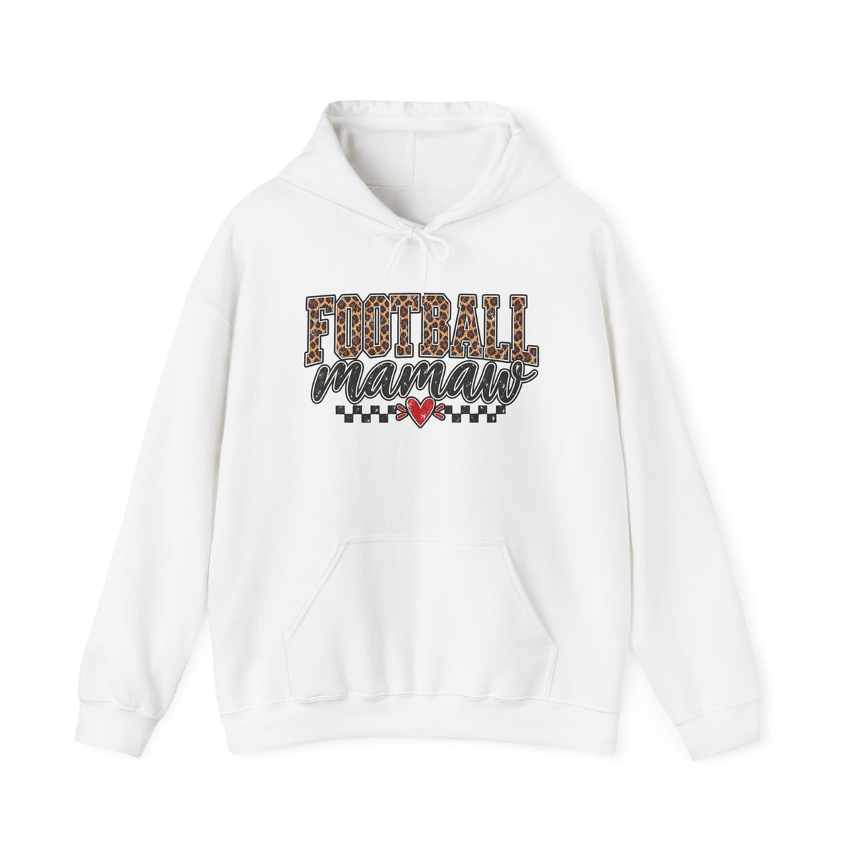 Football mamaw Hooded Sweatshirt