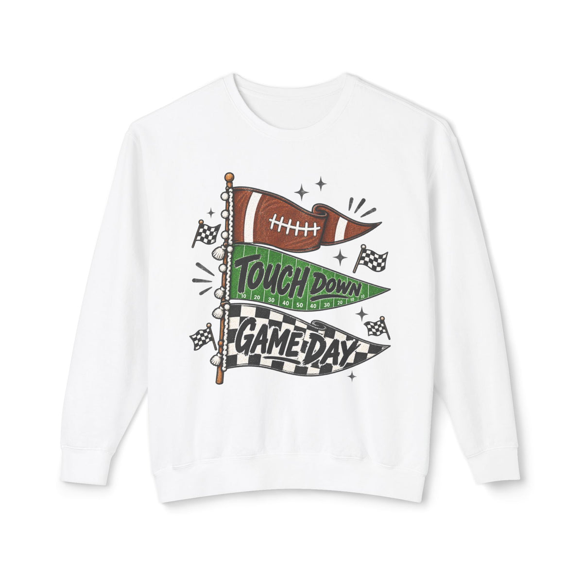 Football Flag Crewneck