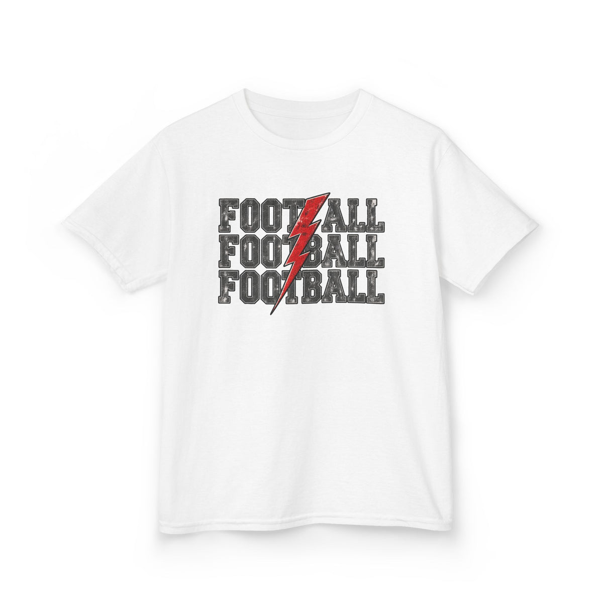 Football Lightning Bolt Youth Tee