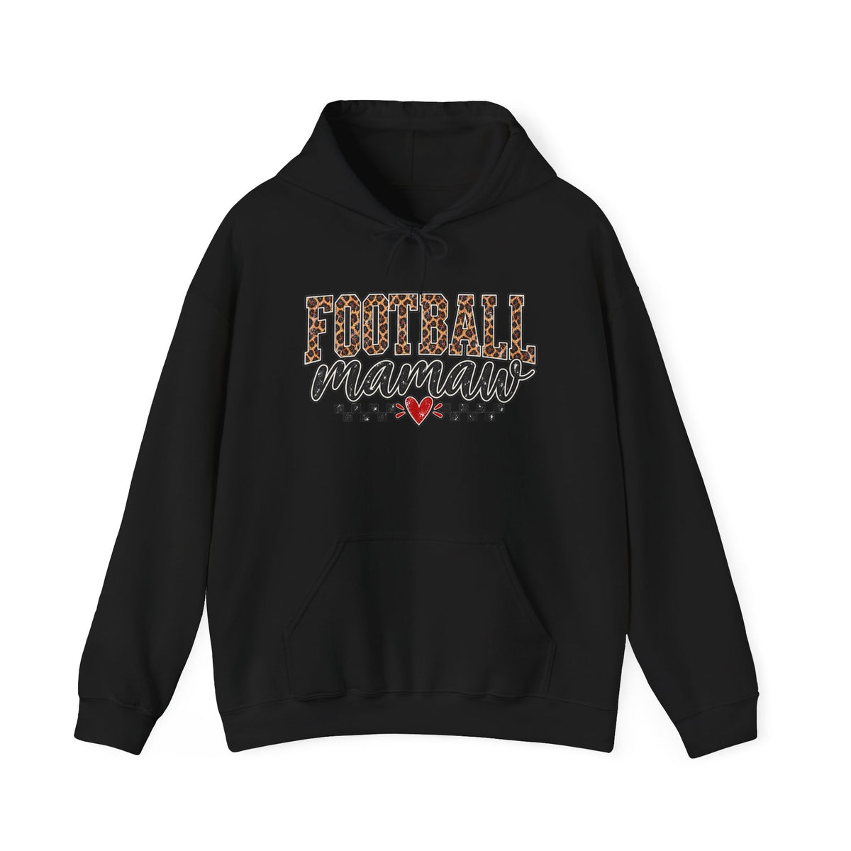 Football mamaw Hooded Sweatshirt
