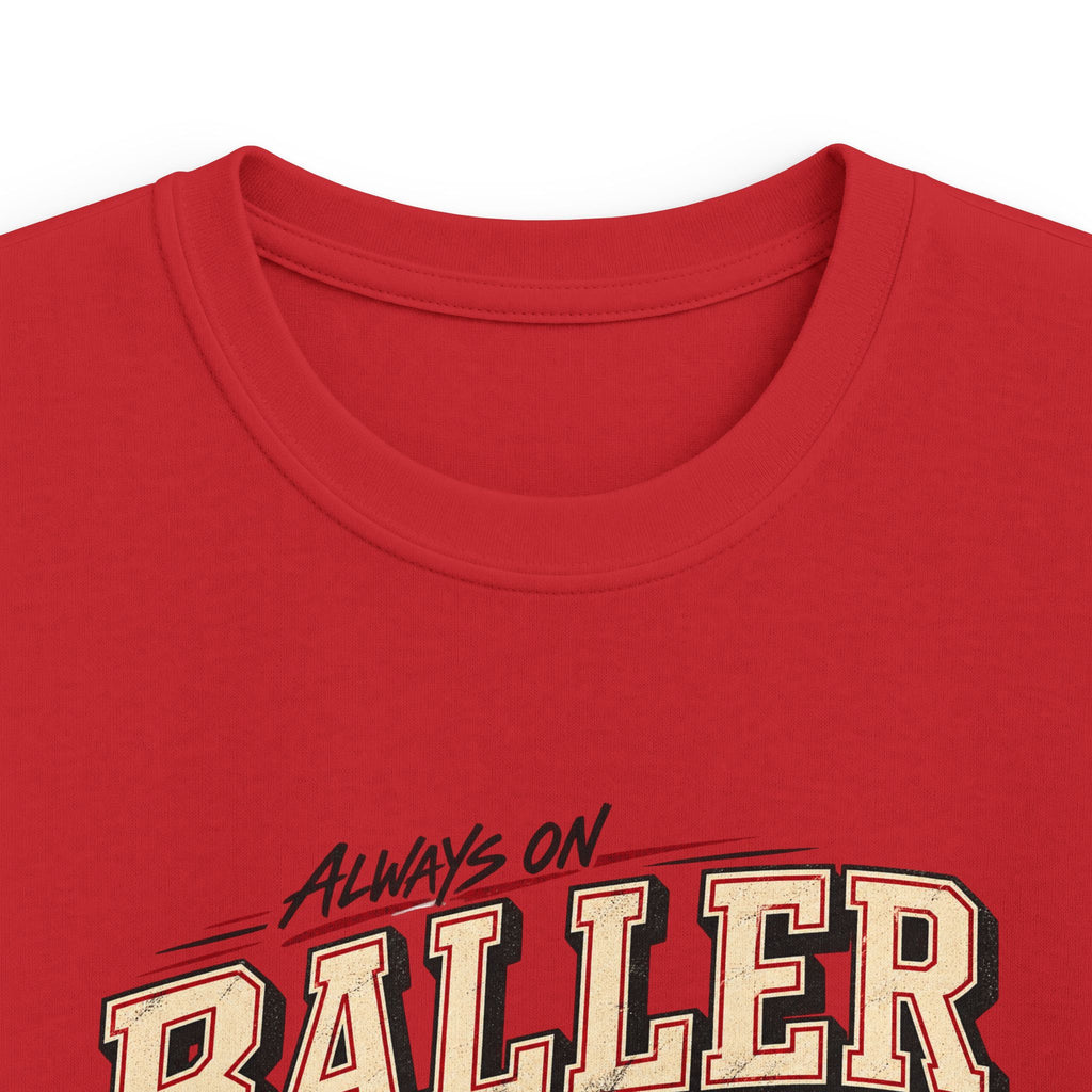 Always on baller mode youth tee