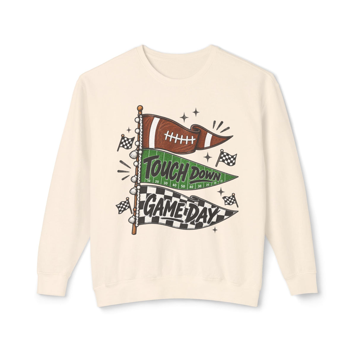 Football Flag Crewneck