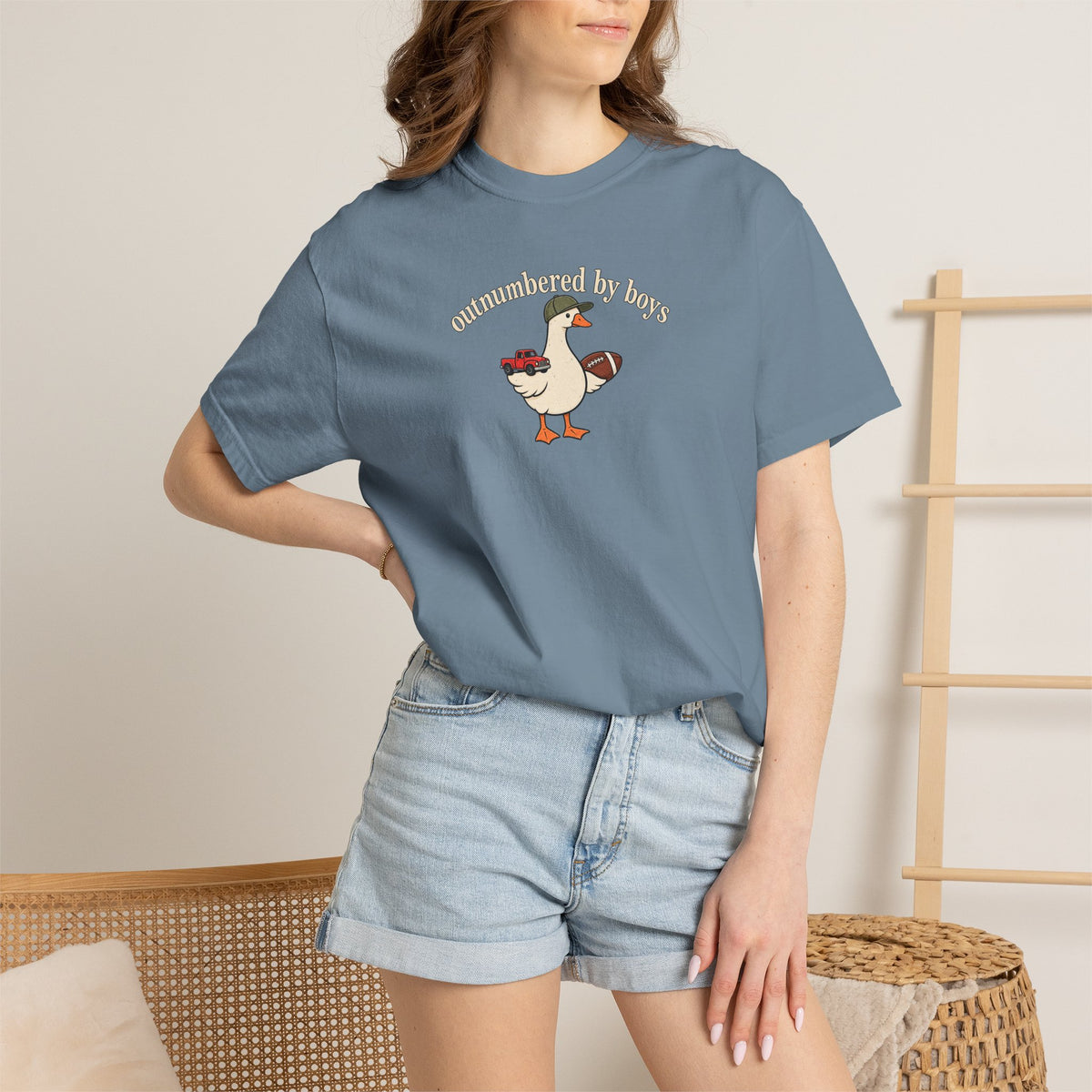 Out numbered by boys T-shirt