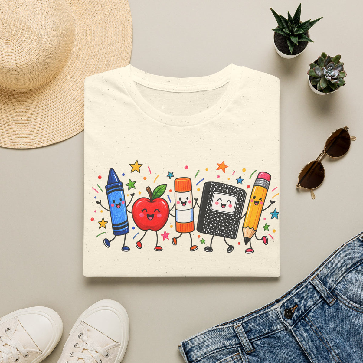 School graphic tee