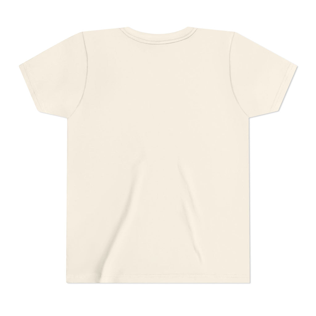 Youth girls pumpkin bow tee