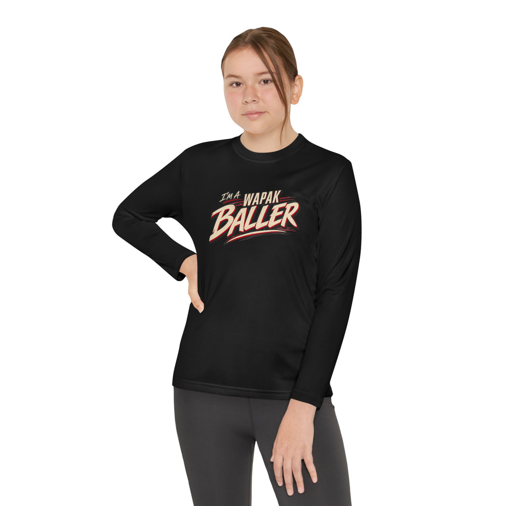 Youth wapak baller long sleeve tee