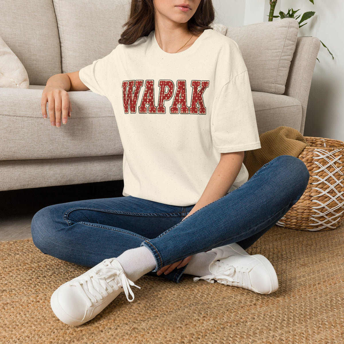 Wapak pokadot tee