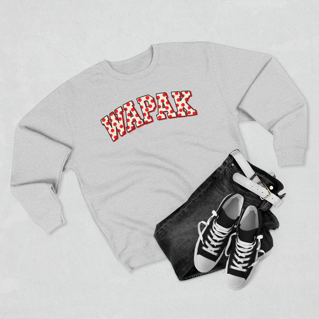 Wapak Red/White Crewneck