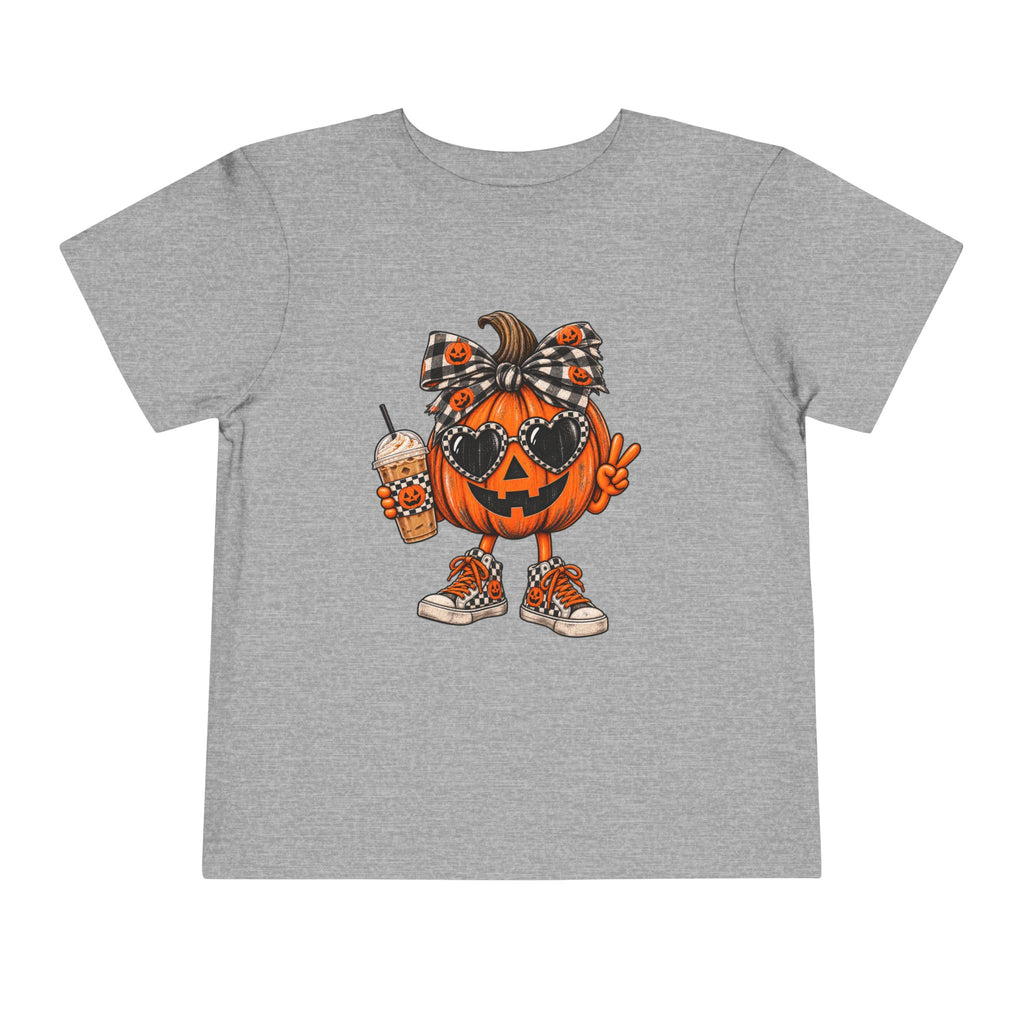 Toddler girl spunky pumpkin tee