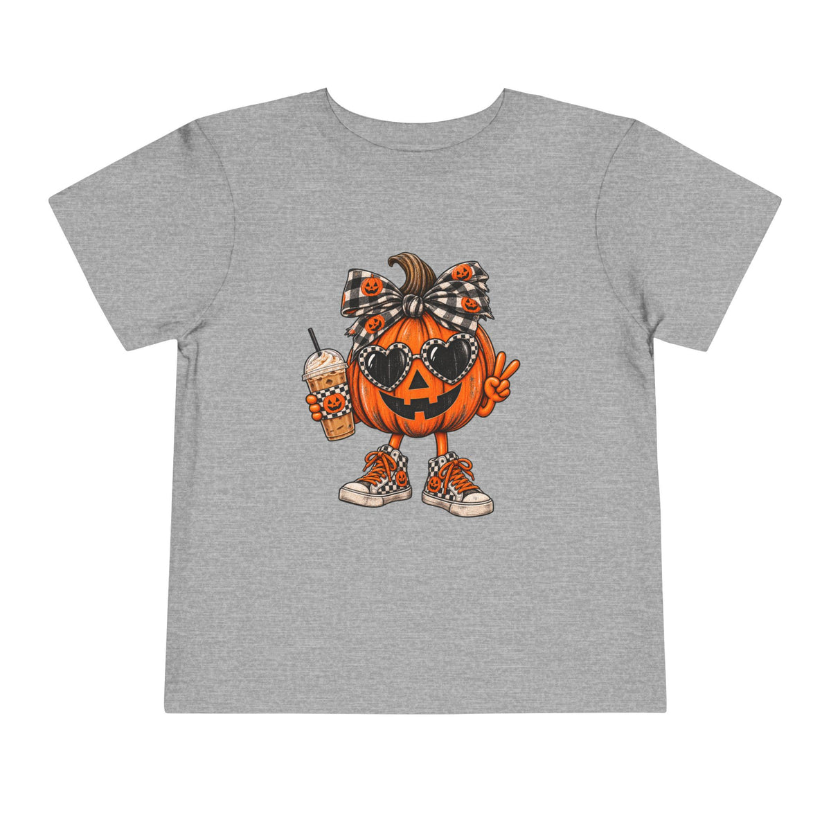 Toddler girl spunky pumpkin tee