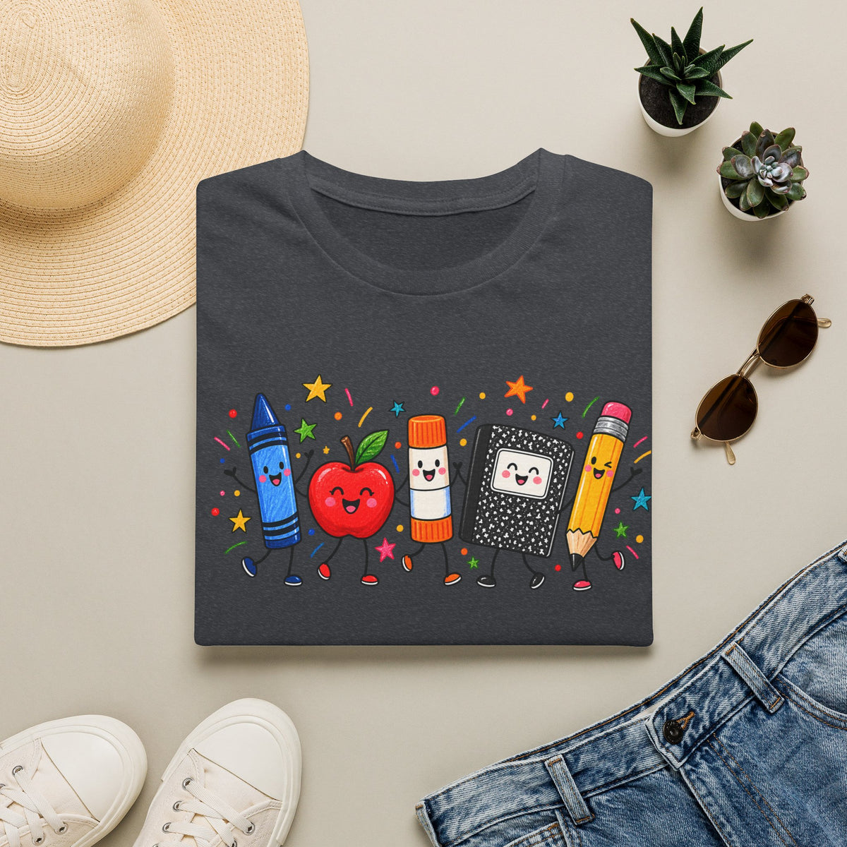 School graphic tee
