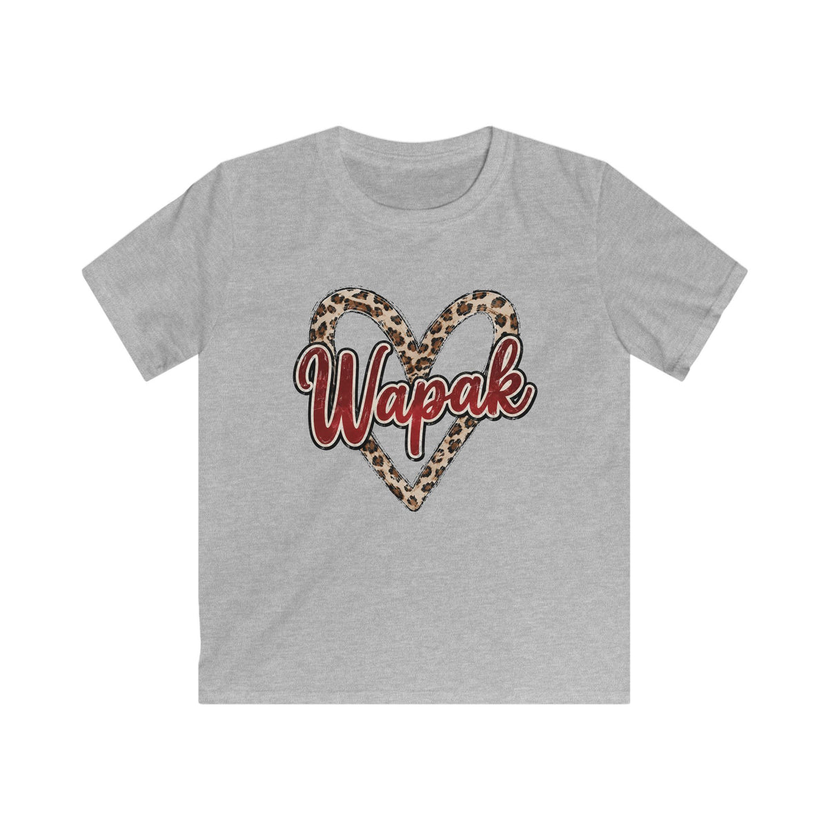 Youth girls wapak heart tee