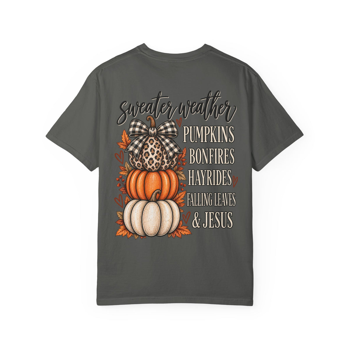 Fall graphic T-shirt