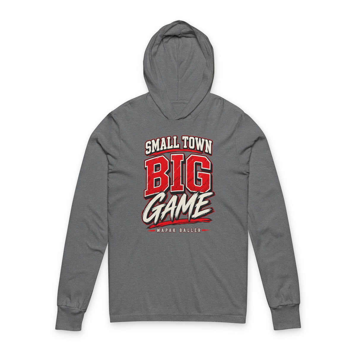 Small town big game Hooded Long Sleeve Tee