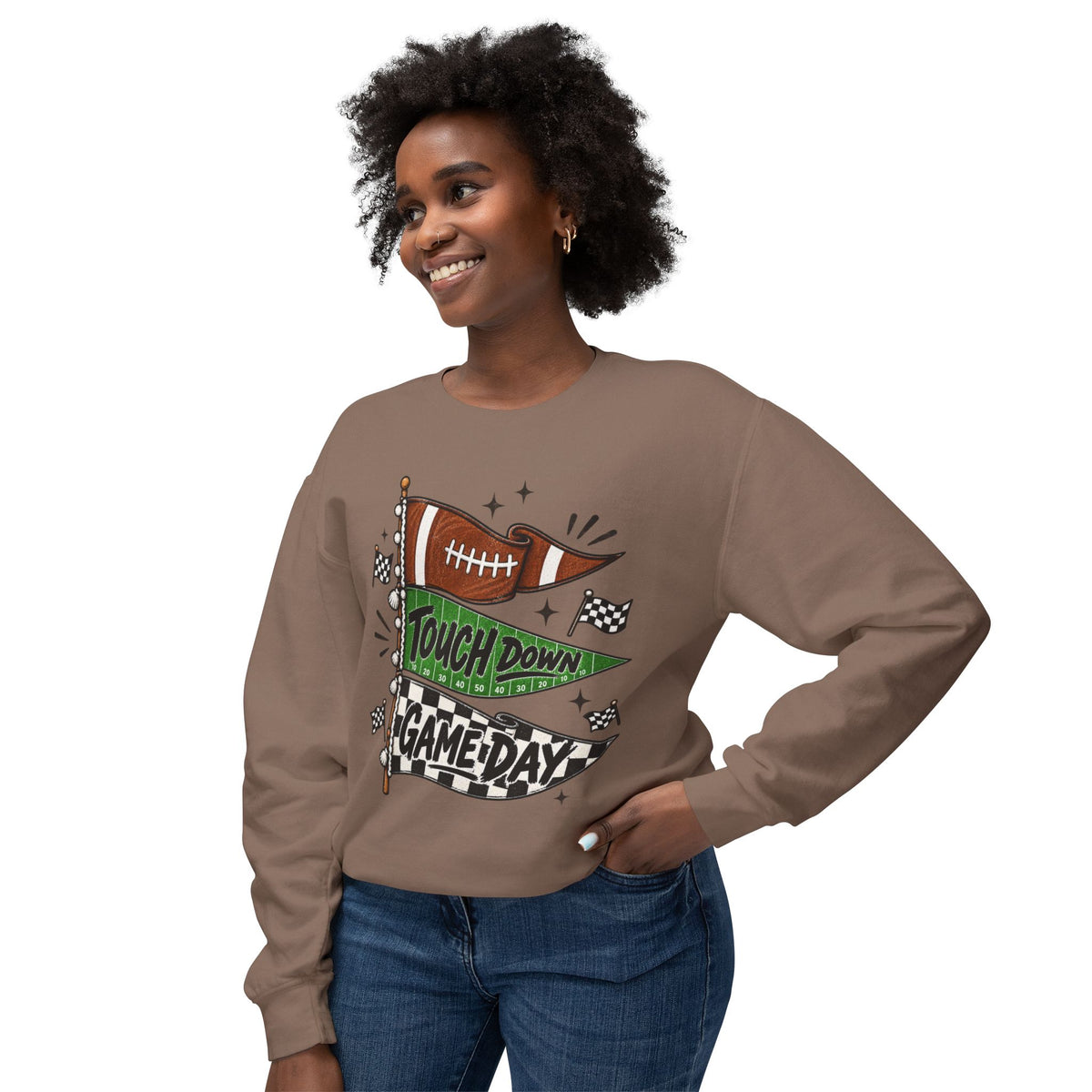 Football Flag Crewneck