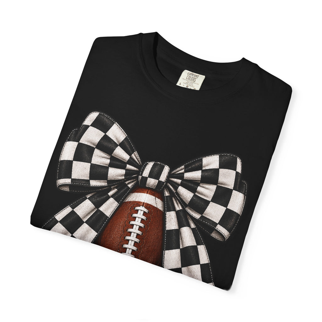 Woman’s Football Bow Tee
