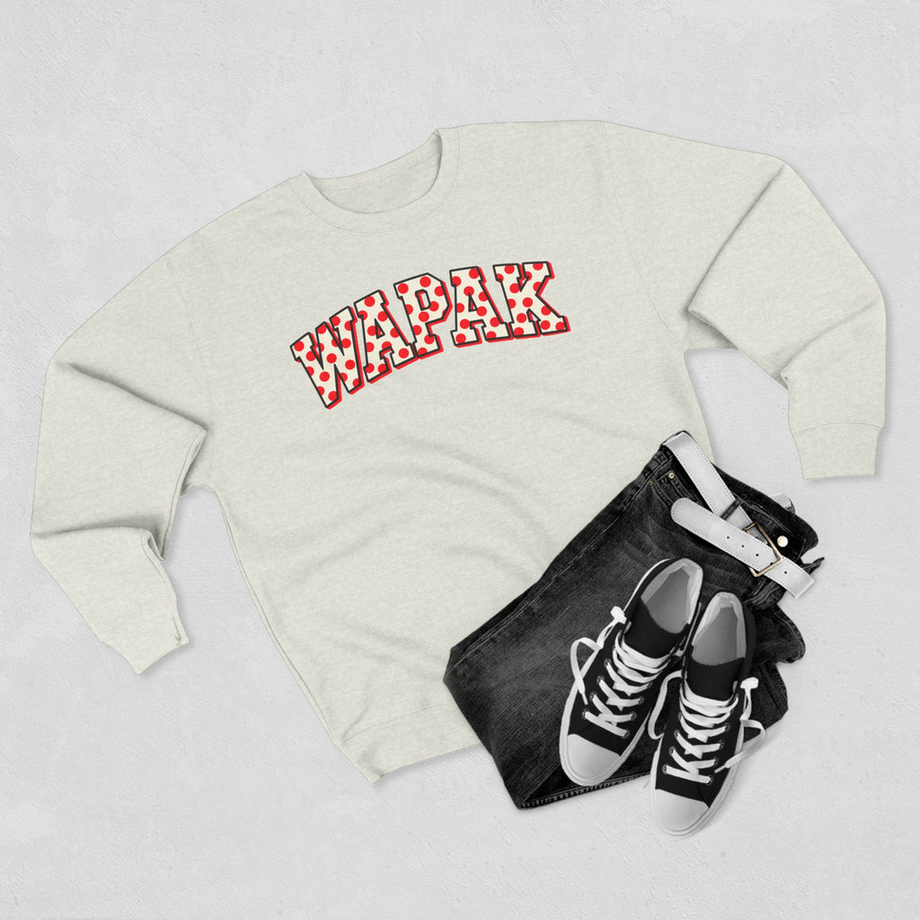 Wapak Red/White Crewneck
