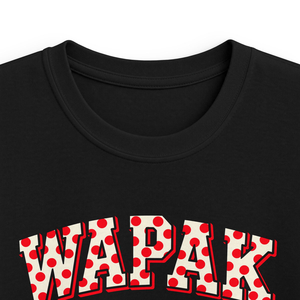 Youth wapak poka dot tee