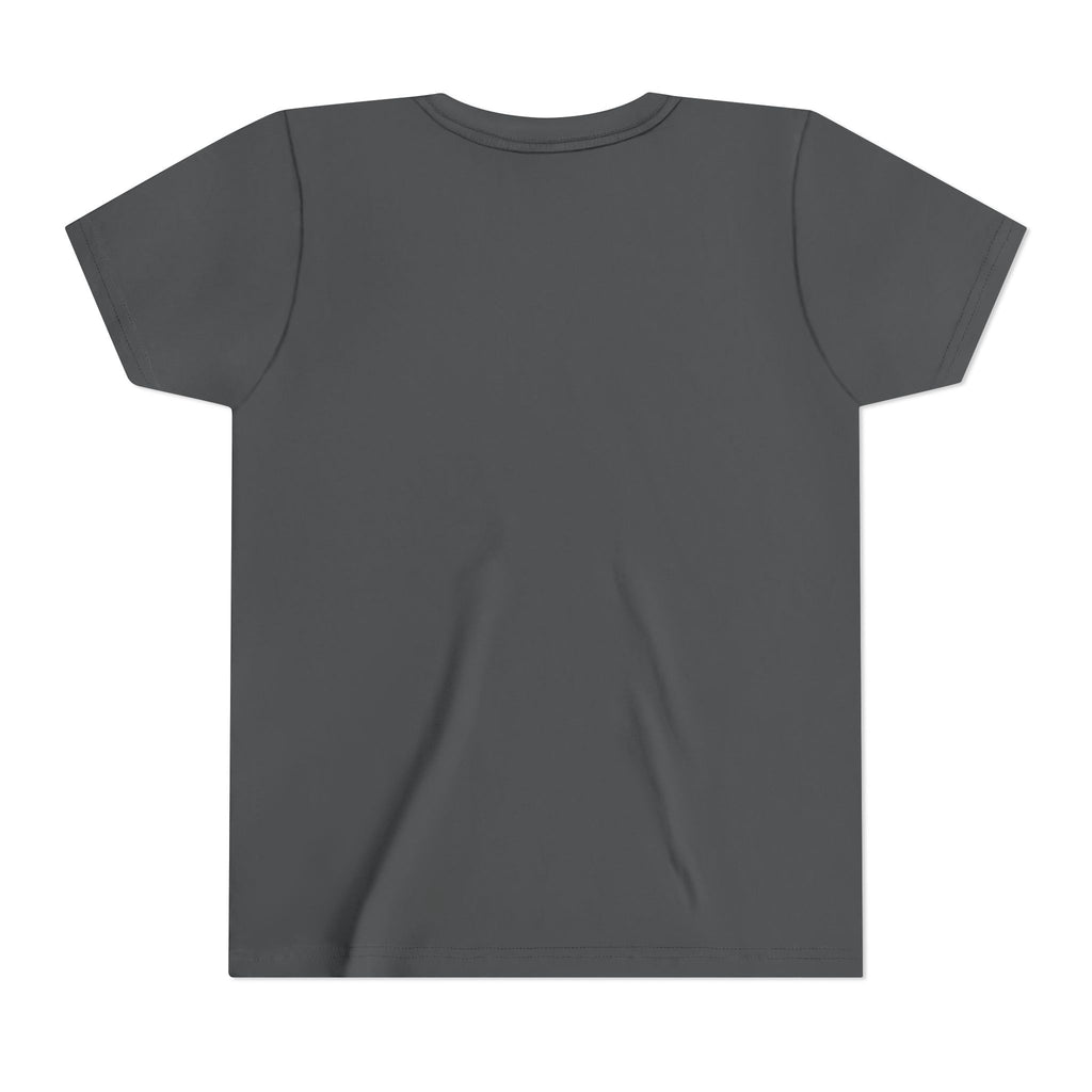 Youth girls pumpkin bow tee