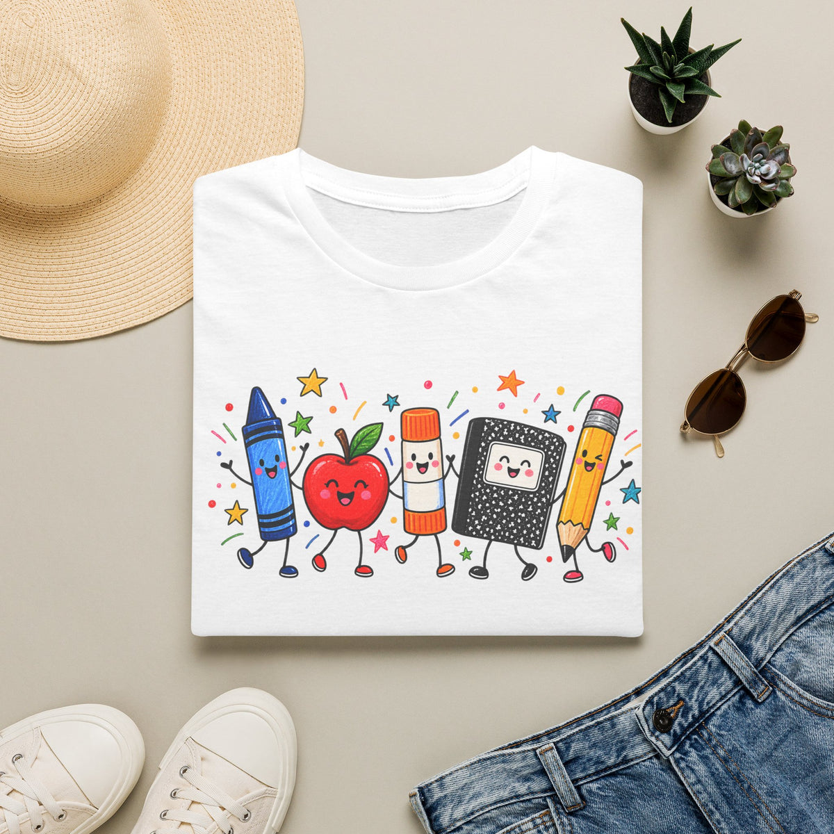 School graphic tee