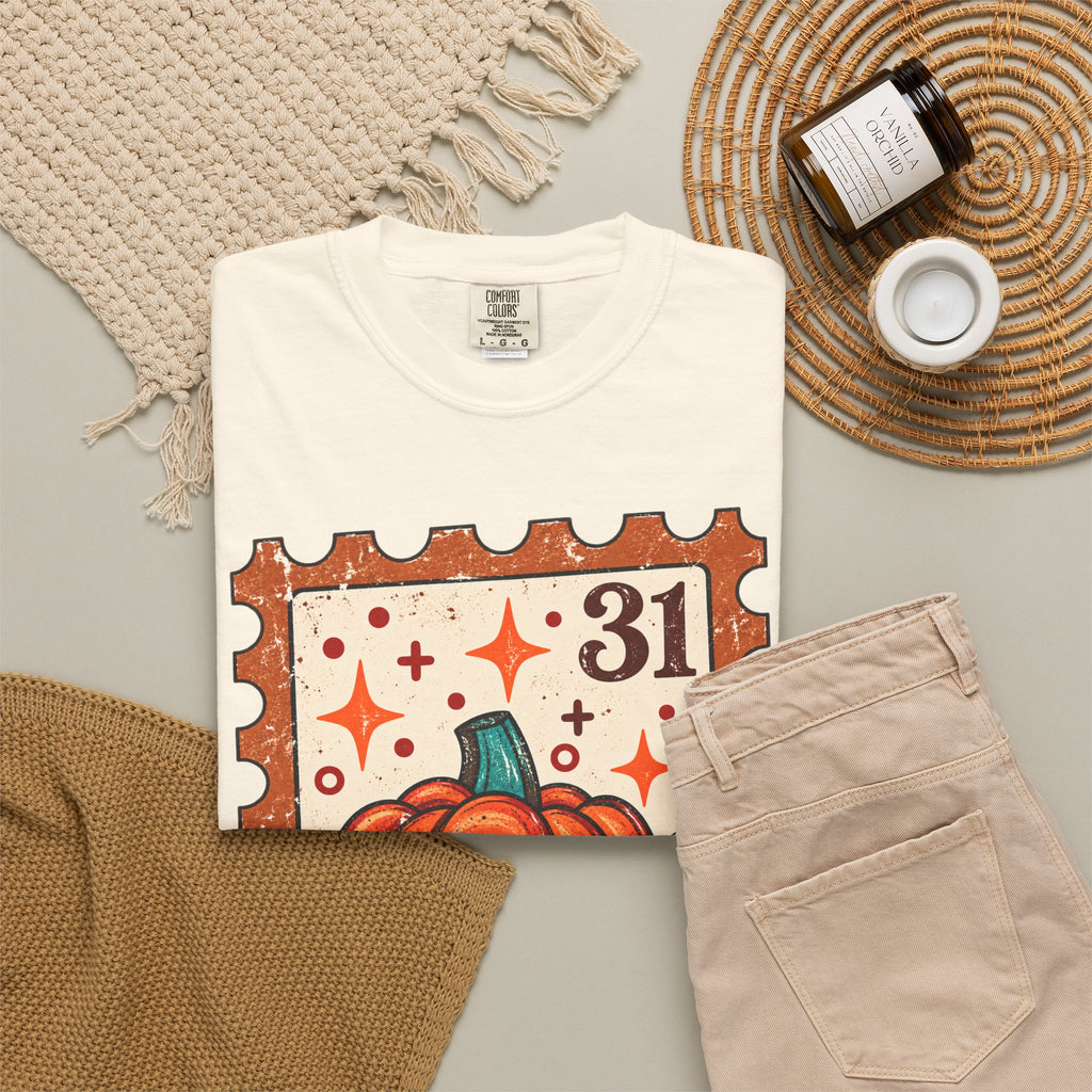Pumpkin stamp T-shirt