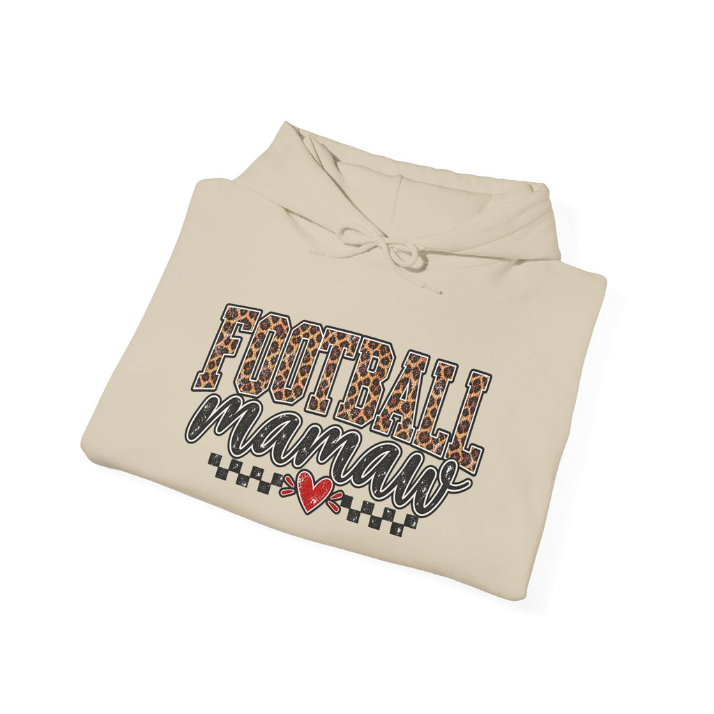 Football mamaw Hooded Sweatshirt