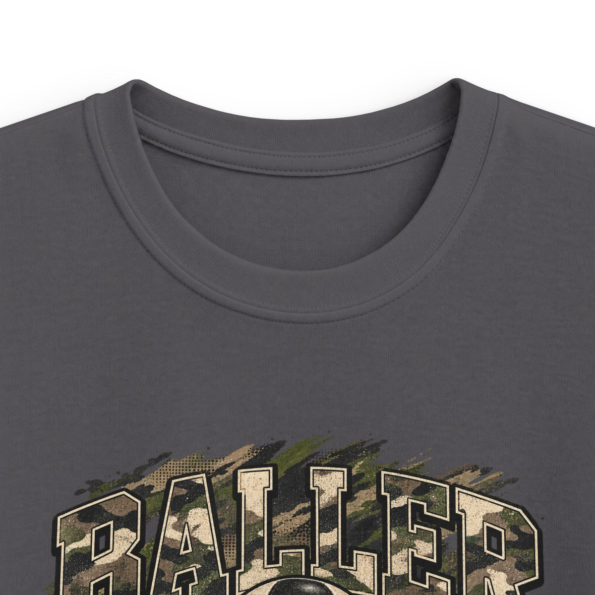 Youth soccer baller tee